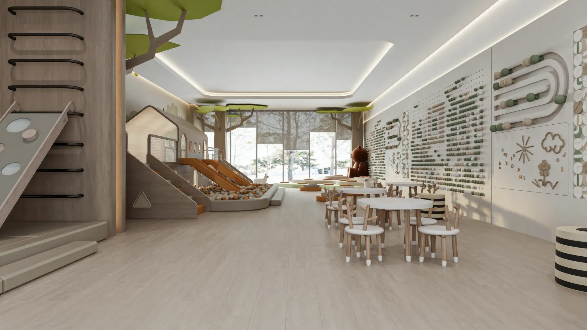 واحد ۱ خواب + Study در مجتمع سبز و آرام دبی