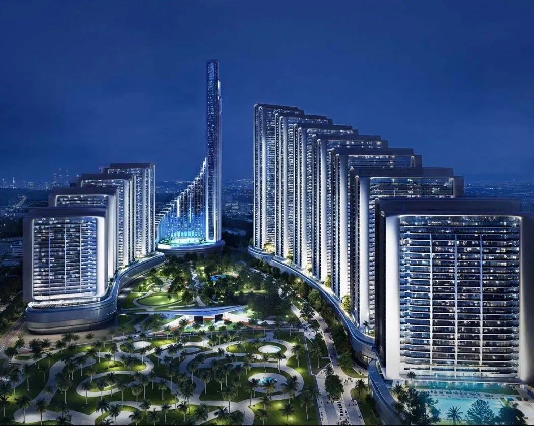 ۱ خوابه لاکچری در شهر مرسدس بنز در دوبی