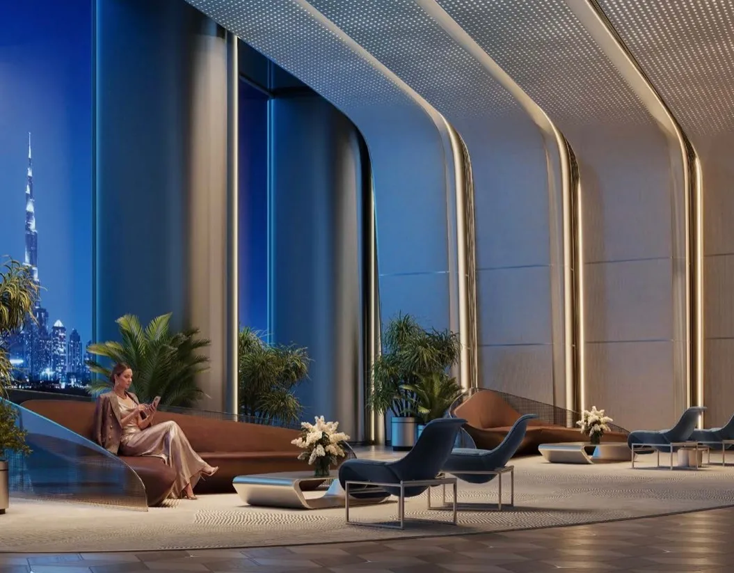 ۱ خوابه لاکچری در شهر مرسدس بنز در دوبی