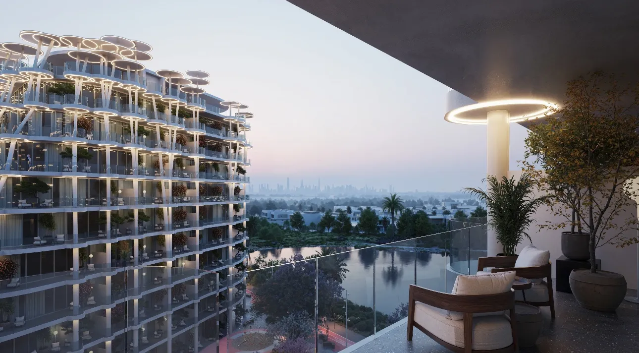 واحد ۱ خواب + Study در مجتمع سبز و آرام دبی