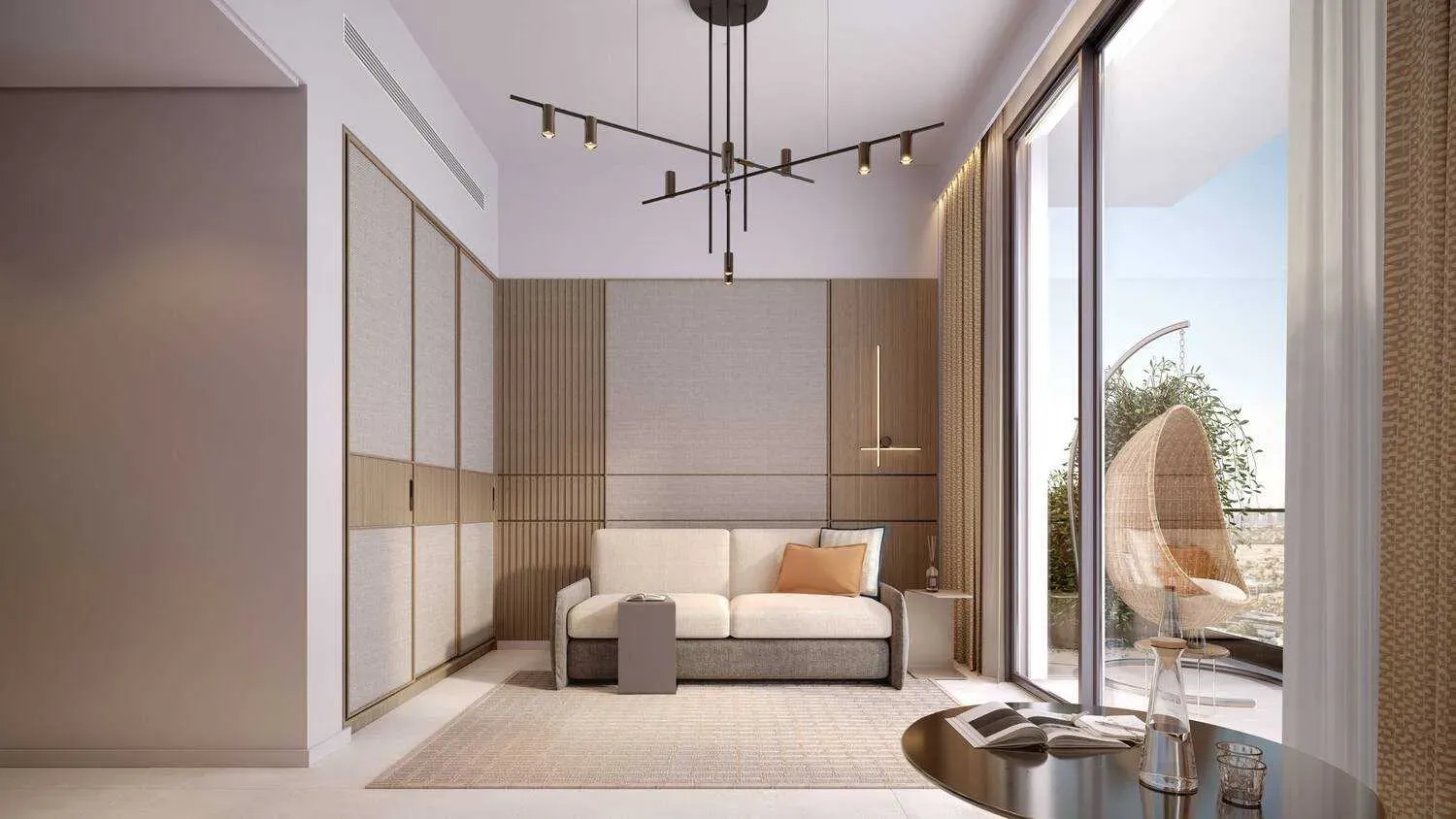 آپارتمان 1 خوابه ساحلی در دبی Jaddaf شرایط اقساطی