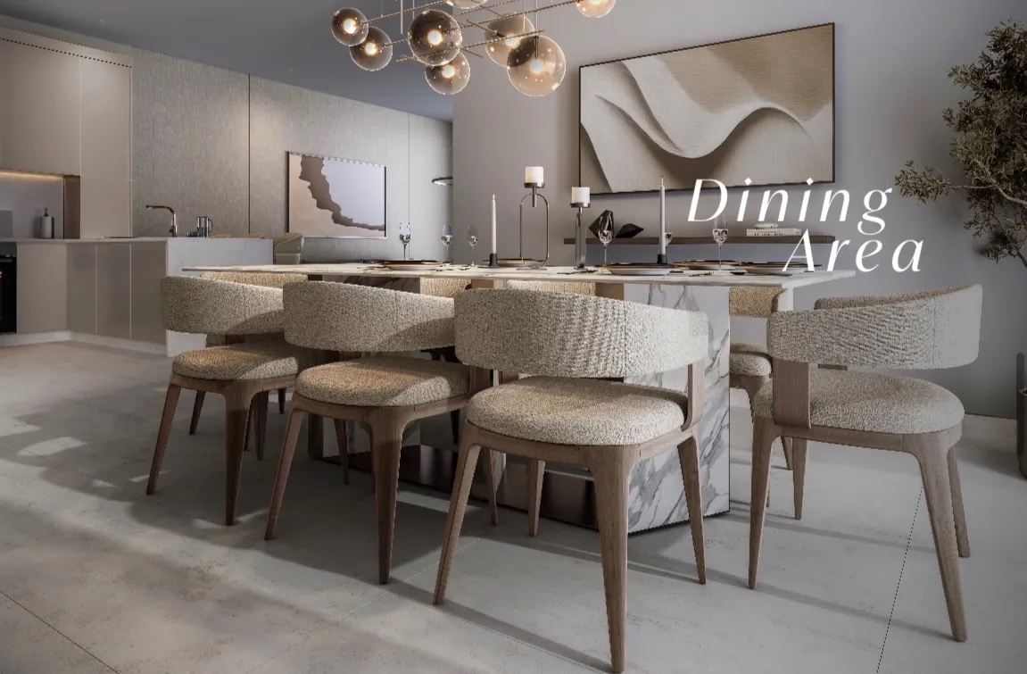 ۲ خوابه فول مشاعات در کامینیوتی آینده دار دوبی