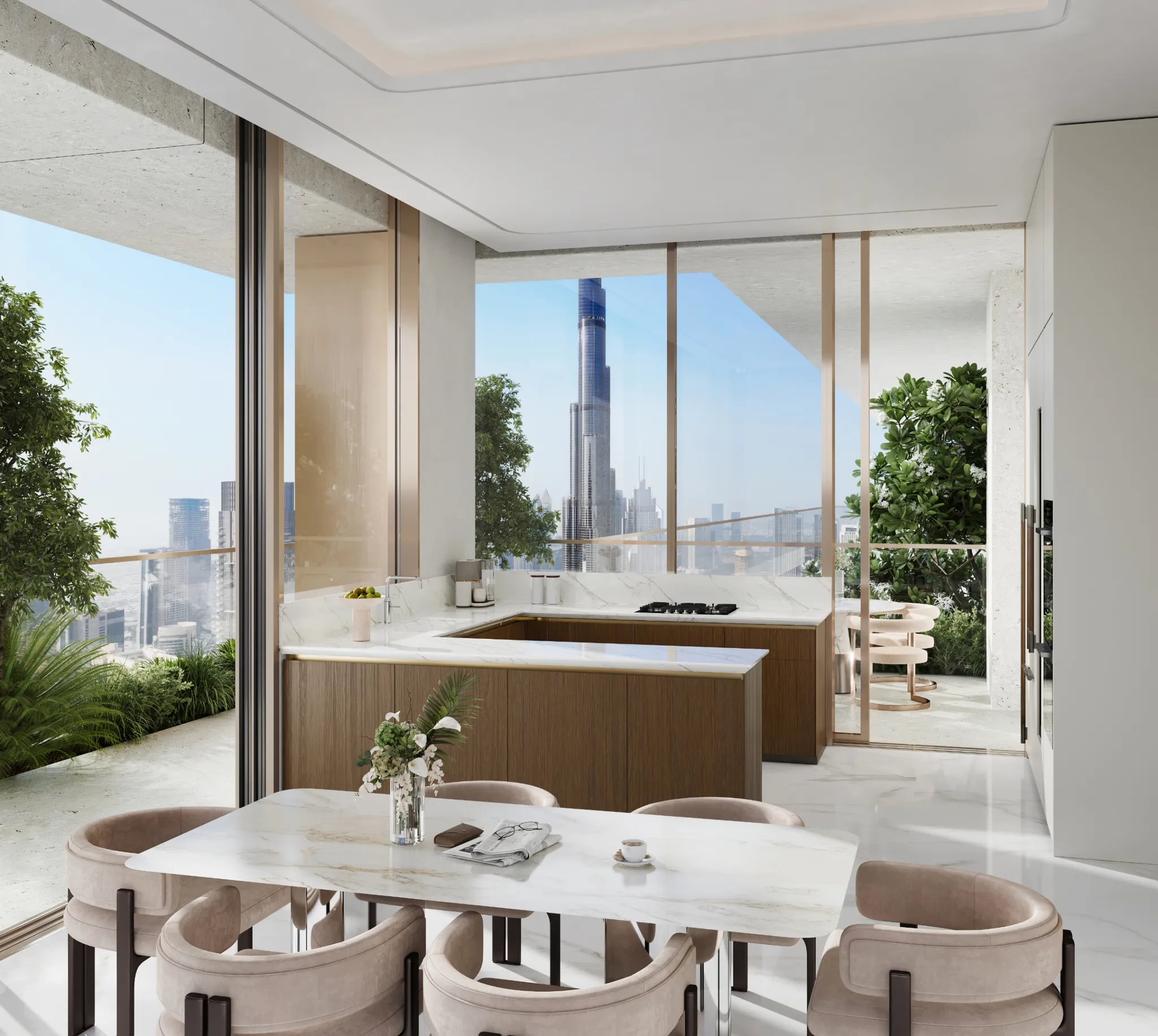 ۲۲۳متر ویو برج خلیفه 