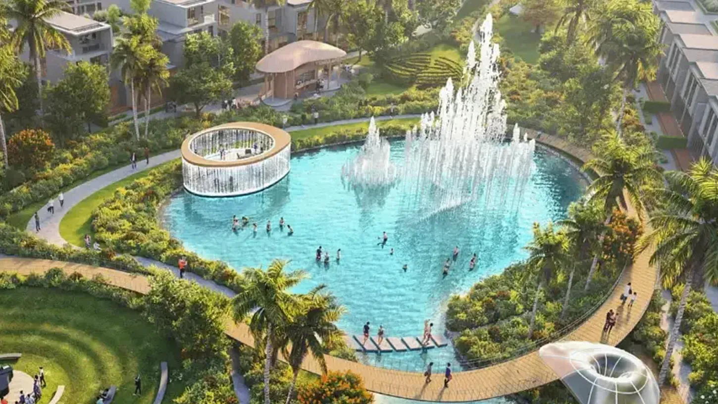 تاون‌هاوس ۴خوابه DAMAC Islands با لاگون طبیعی