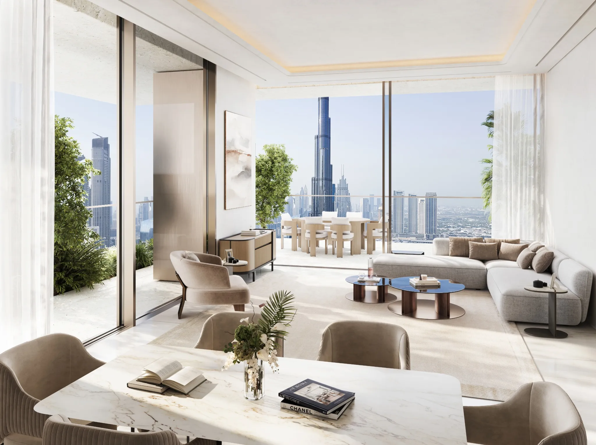 ۱۶۰متر ۳خواب ویو برج خلیفه 