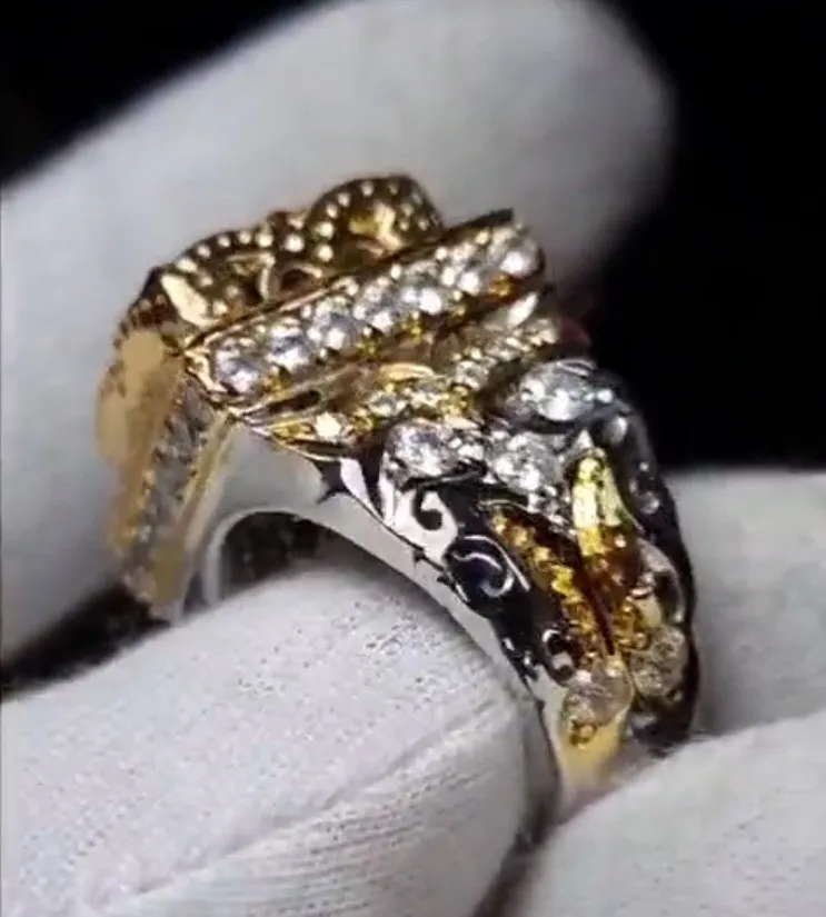 انگشتر جواهر لوکس نگین‌دار