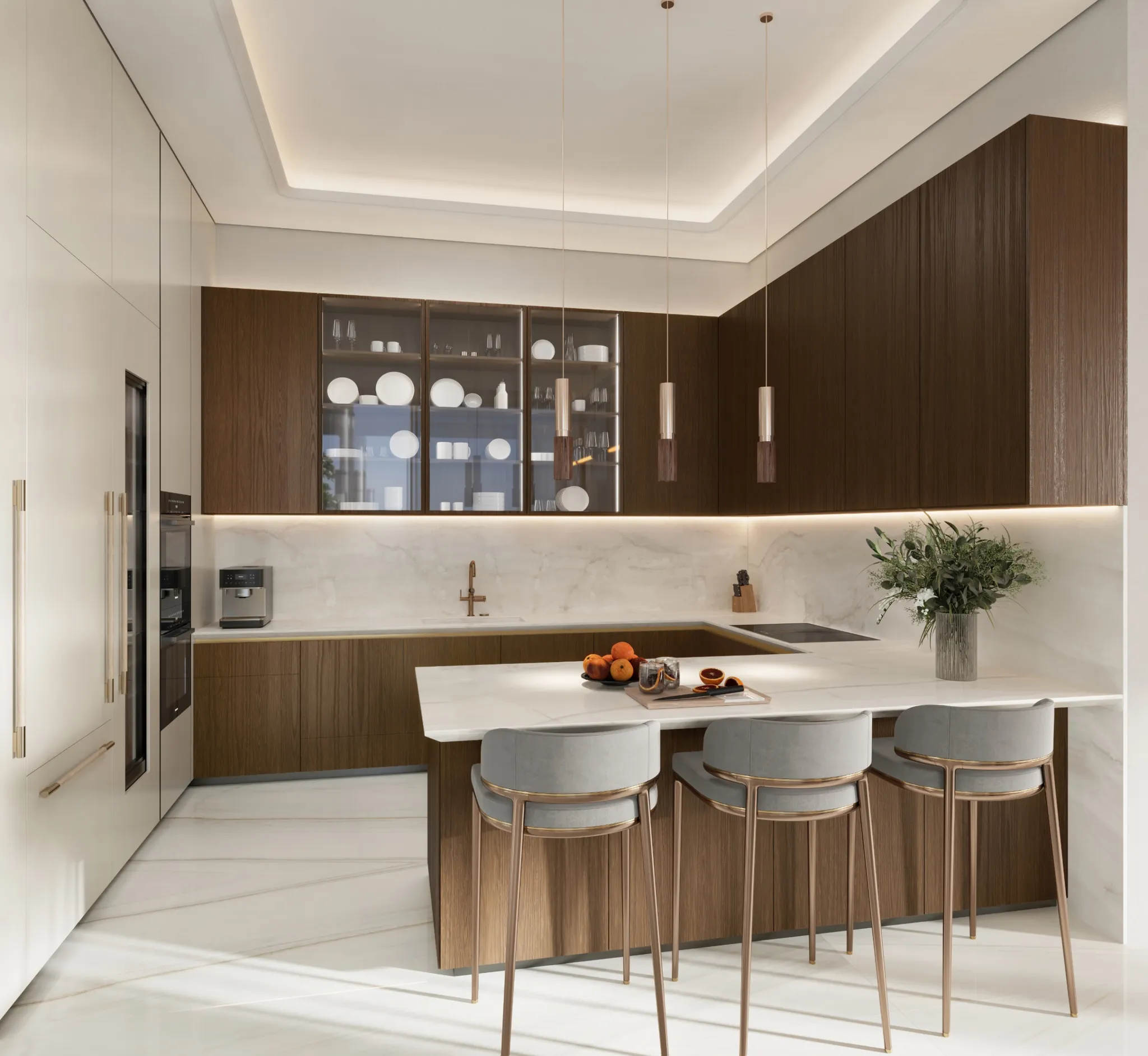 ۱۶۰متر ۳خواب ویو برج خلیفه 