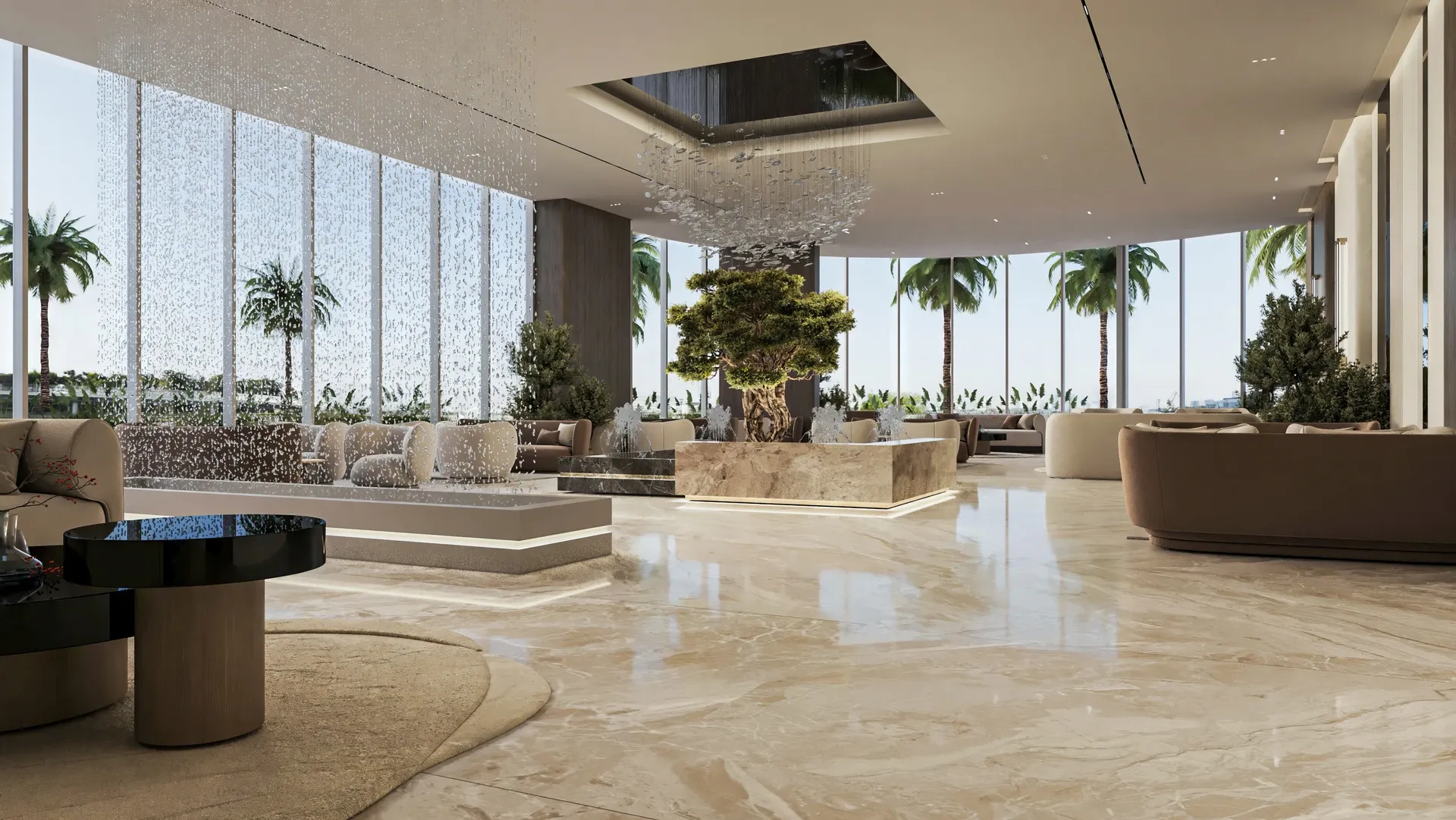 واحد ۱ خواب + Study در مجتمع سبز و آرام دبی