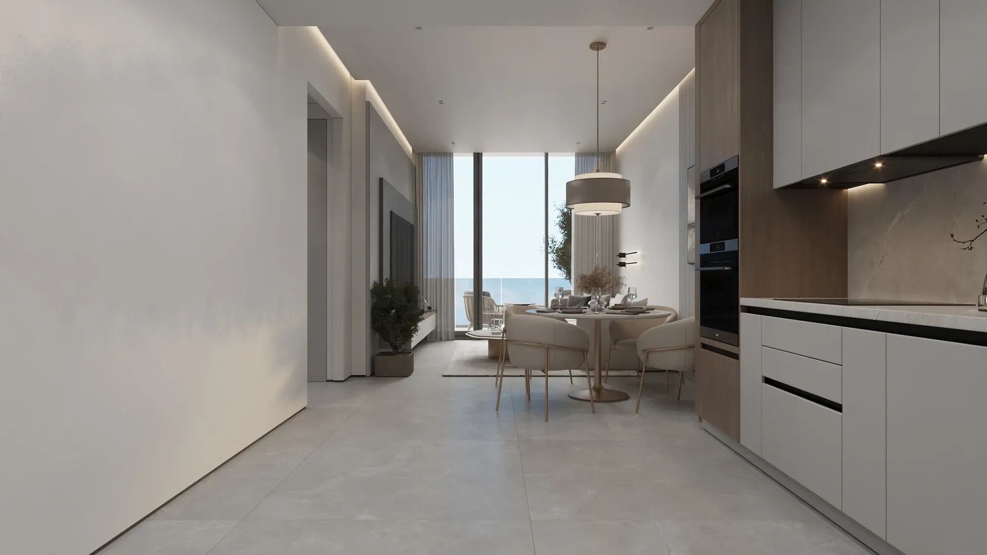 واحد ۱ خواب + Study در مجتمع سبز و آرام دبی