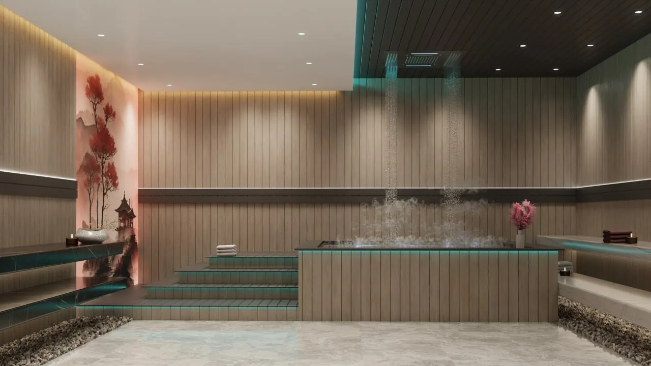 جایی برای زندگی متفاوت، با استخر خصوصی در واحد